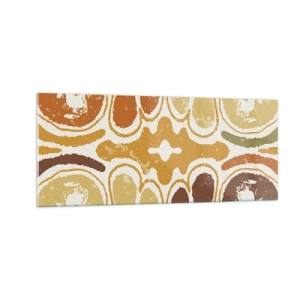 Glasbild - Bild auf glas - Sentimentale Abstraktion - 100x40 cm