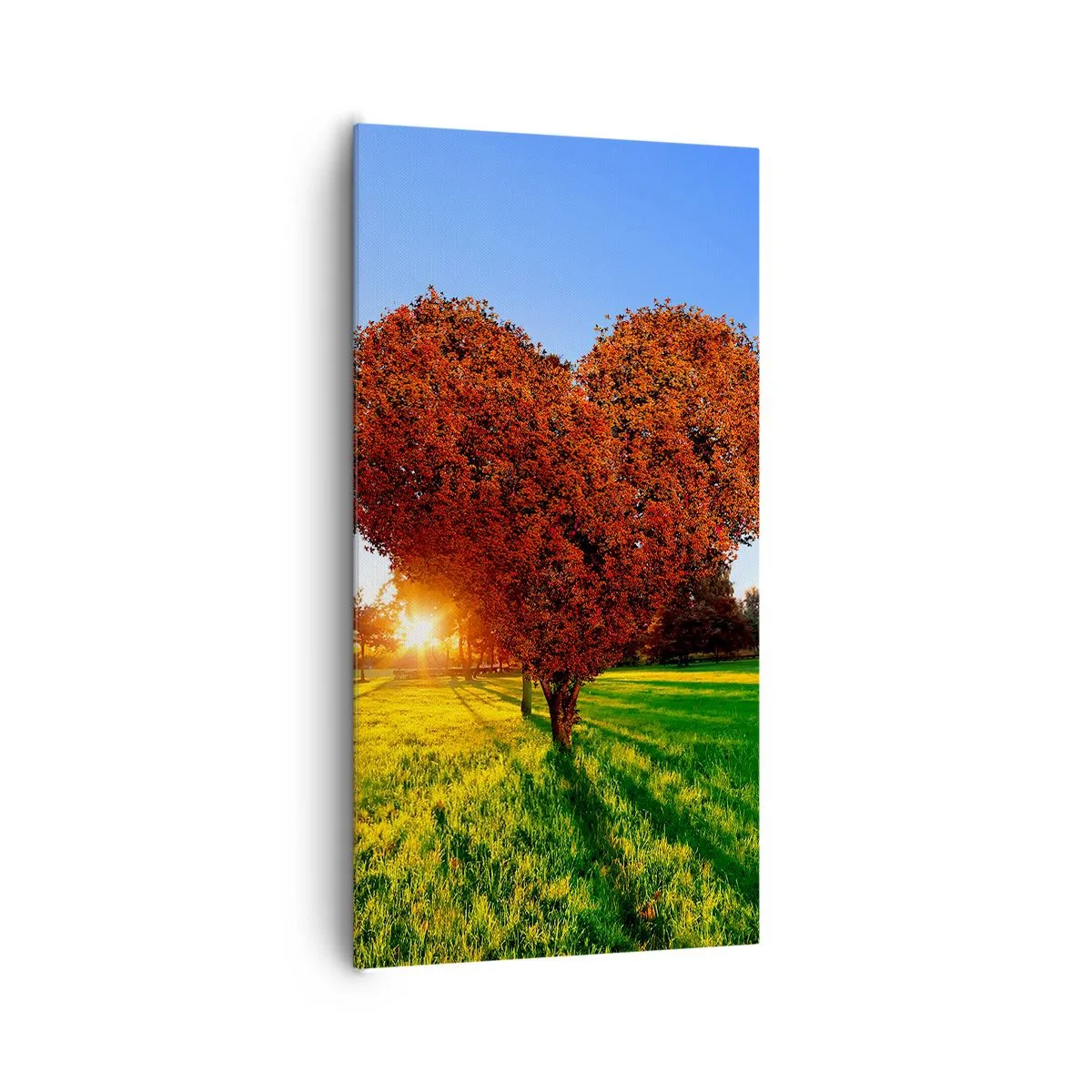 Bild auf Leinwand - Leinwandbild - Und wie man den Herbst nicht liebt - 65x120 cm