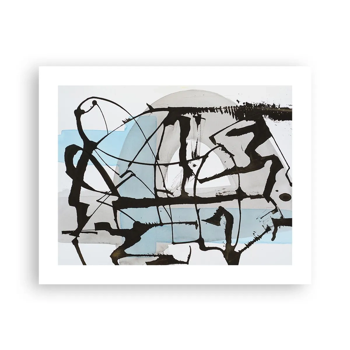 Poster - Trotzdem blau - 50x40 cm