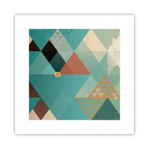 Poster - Einheit der Vielheit, Vielheit der Einheit - 30x30 cm