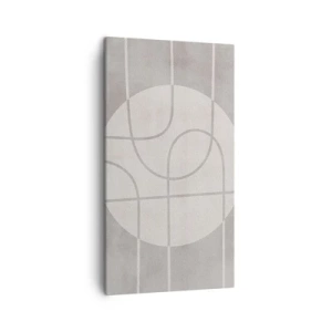 Bild auf Leinwand - Leinwandbild - Kreisförmig und geradeaus - 45x80 cm