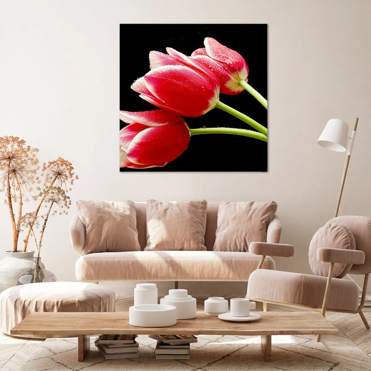 Bild auf Leinwand - Leinwandbild - Ein Versprechen der reinen Liebe - 50x50 cm