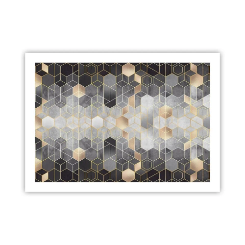 Poster - Diamant-Komposition - 70x50 cm