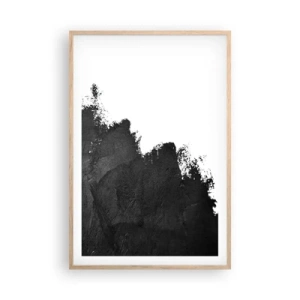 Poster in einem Rahmen aus heller Eiche - Elemente: Erde - 61x91 cm