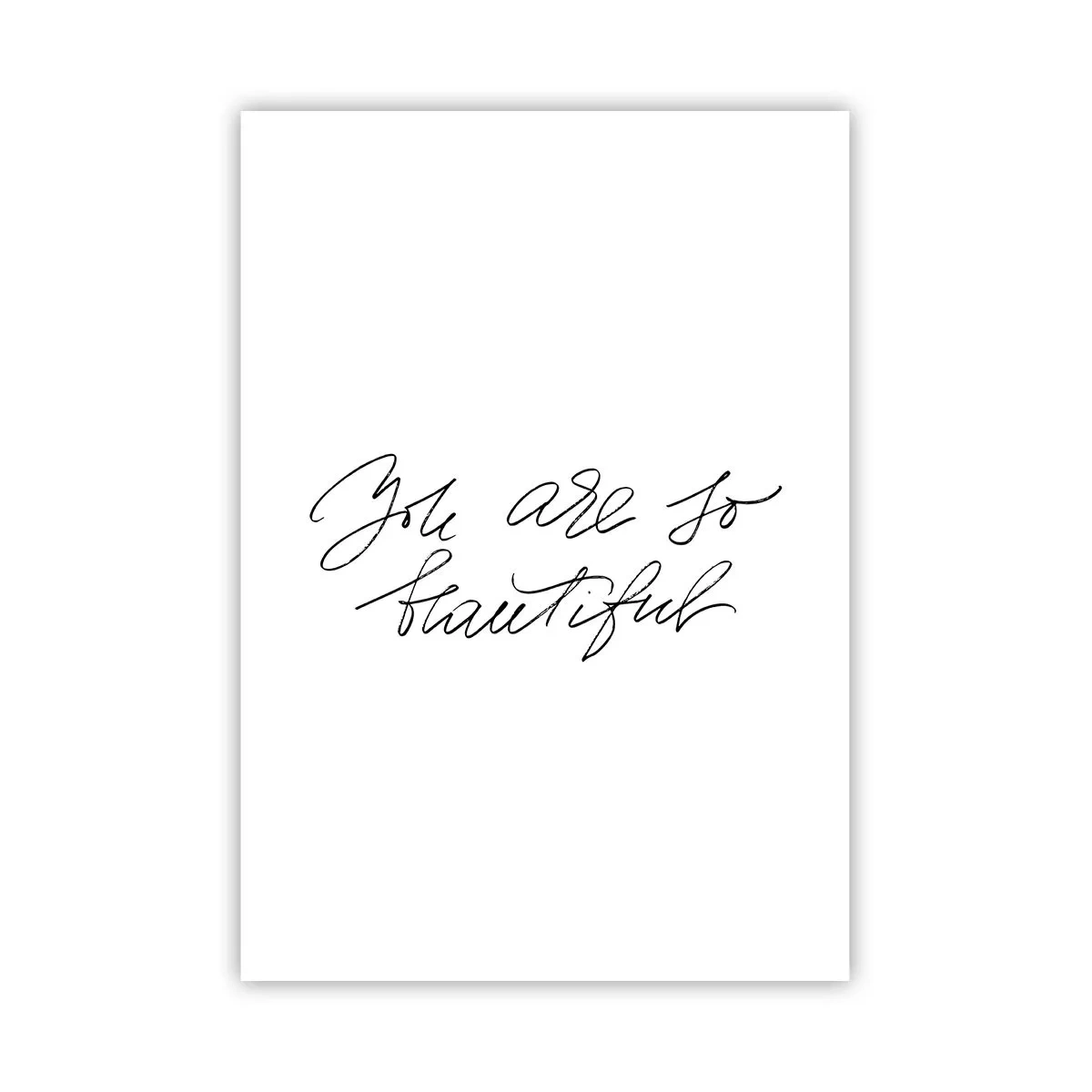 Poster - Glauben Sie wirklich ... - 70x100 cm