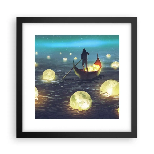 Poster in einem schwarzem Rahmen - Dinge, von denen Philosophen nie geträumt haben - 30x30 cm