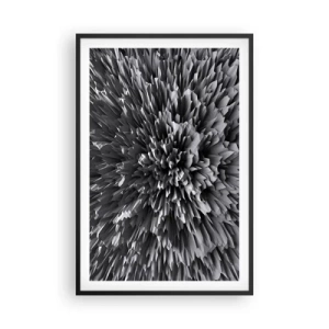 Poster in einem schwarzem Rahmen - Härter kann es nicht werden - 61x91 cm