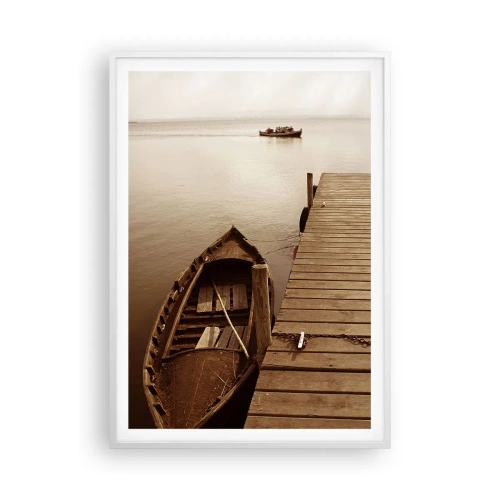 Poster in einem weißen Rahmen - Großer Frieden - 70x100 cm