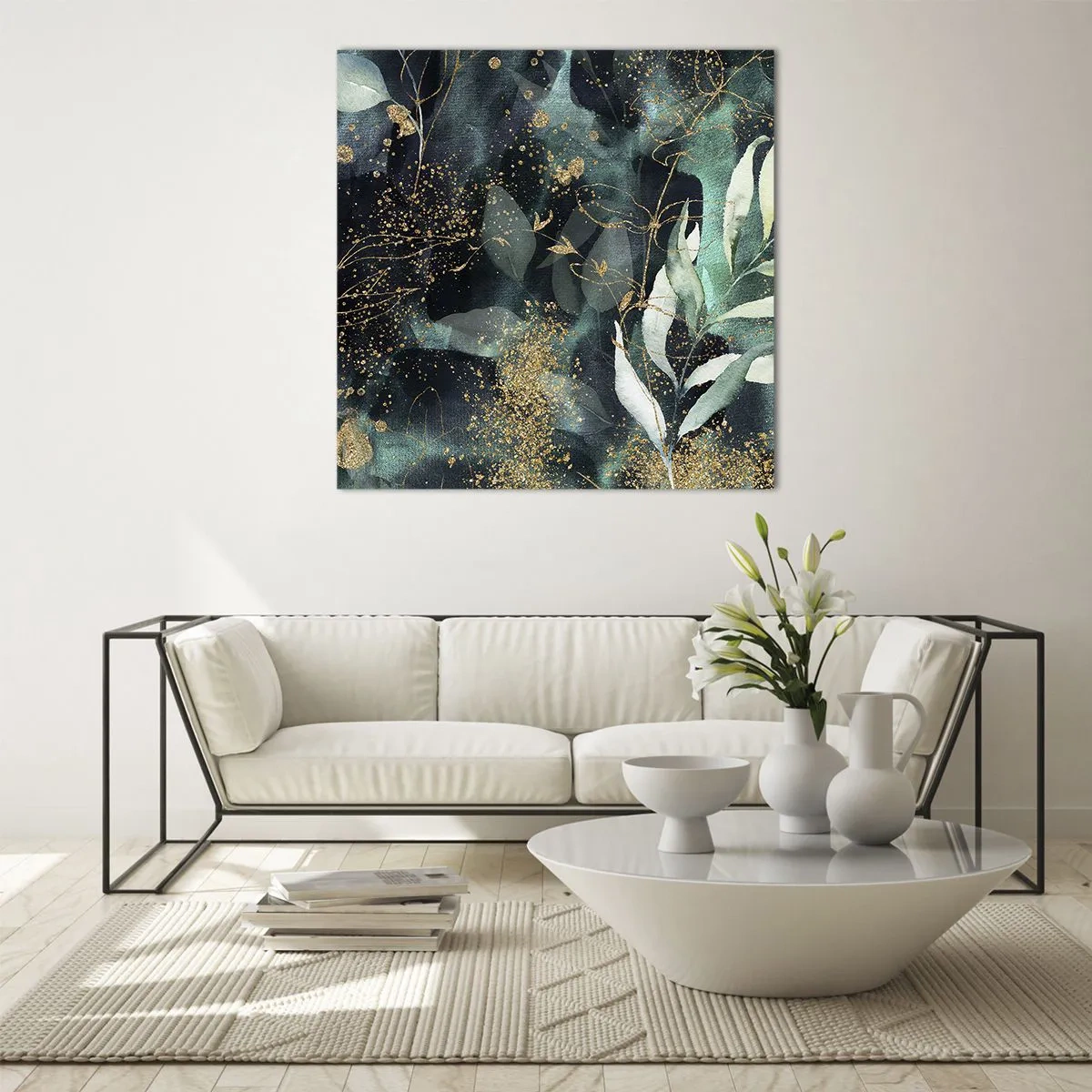 Glasbild - Bild auf glas - Zaubergarten - 50x50 cm