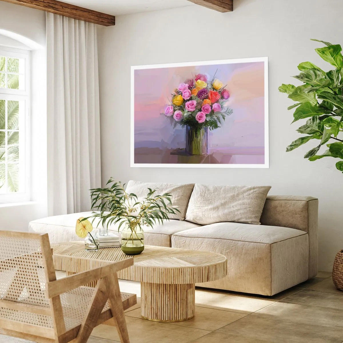 Poster - Festgehaltene Schönheit - 70x50 cm