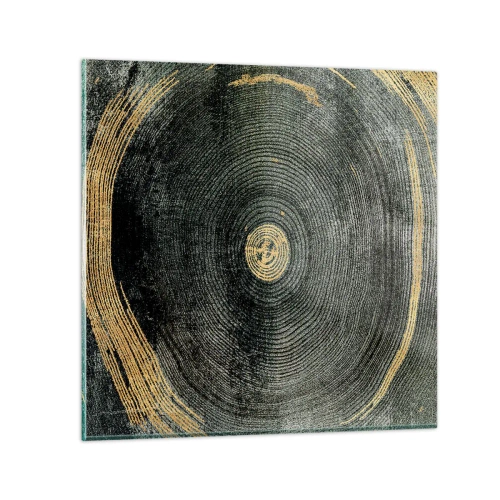 Glasbild - Bild auf glas - Veränderung und Beständigkeit - 30x30 cm