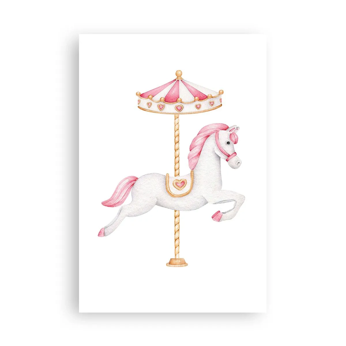 Poster - Er legte los - 61x91 cm