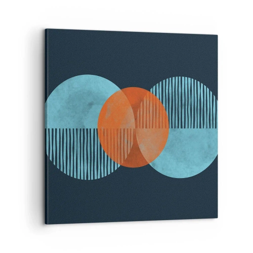 Bild auf Leinwand - Leinwandbild - Symmetrische Komposition - 60x60 cm