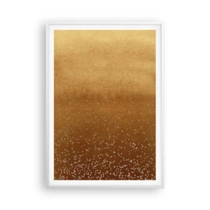 Poster in einem weißen Rahmen - Die Geburt des Lichts - 70x100 cm