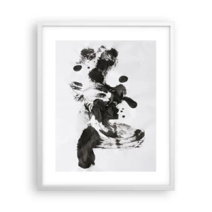 Poster in einem weißen Rahmen - Obwohl das Wahnsinn ist, steckt darin eine Methode? - 40x50 cm