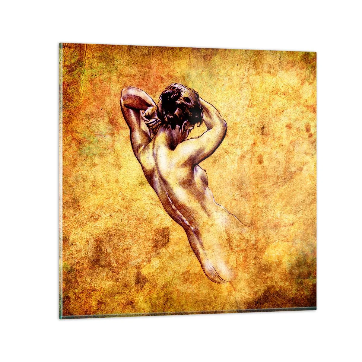 Glasbild - Bild auf glas - Entdeckt, aber immer noch ein Rätsel - 30x30 cm