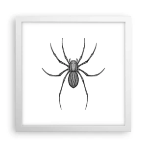 Poster in einem weißen Rahmen - Beunruhigende Präzision - 30x30 cm