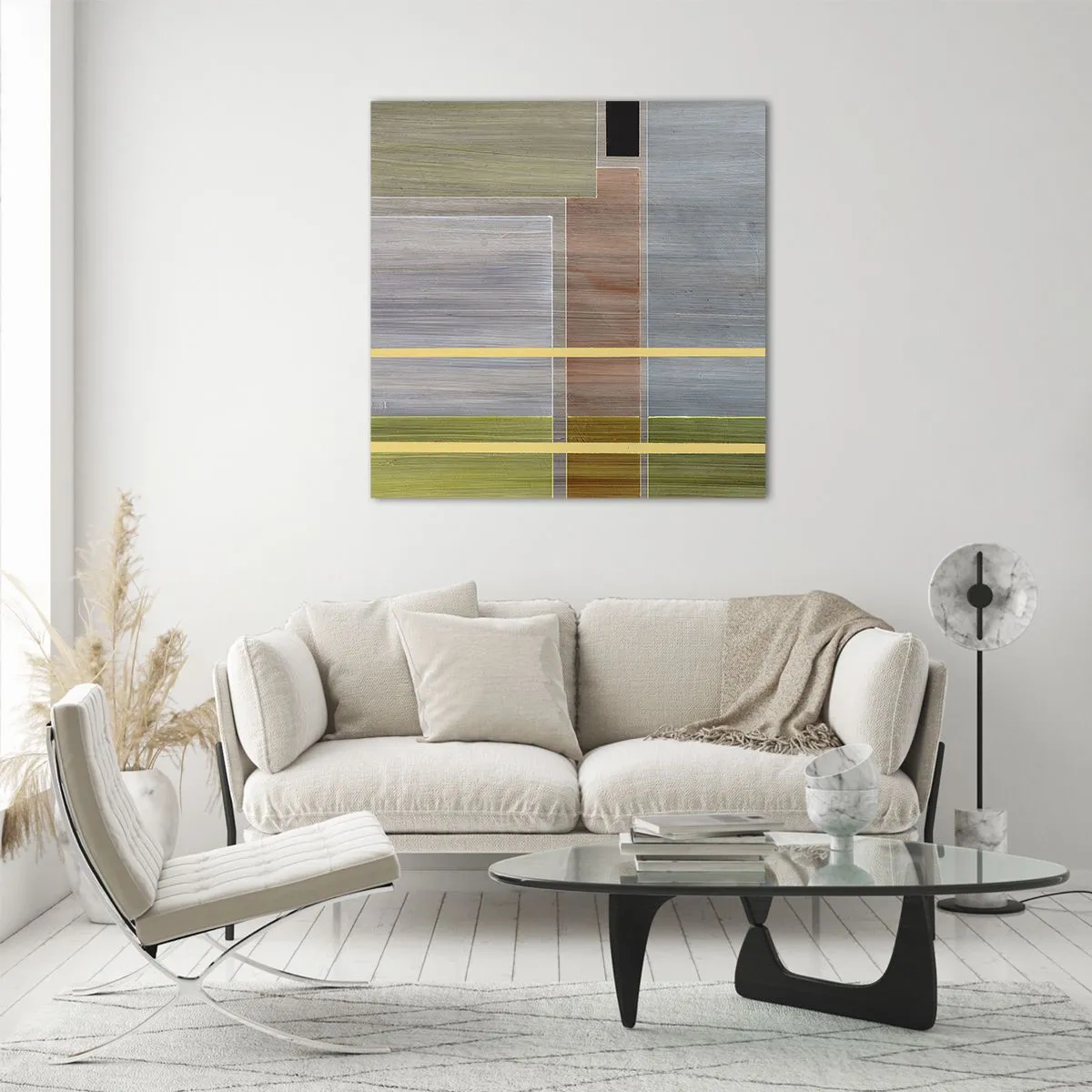 Glasbild - Bild auf glas - Einfach und ruhig - 70x70 cm