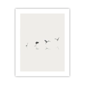 Poster - Vier einfache Schritte - 40x50 cm