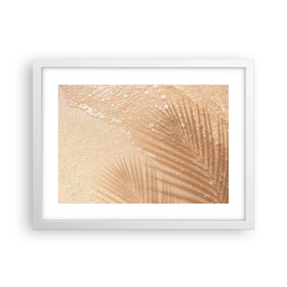 Poster in einem weißen Rahmen - Der Schatten eines heißen Sommers - 40x30 cm