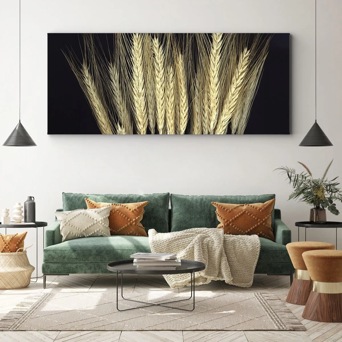 Bild auf Leinwand - Leinwandbild - Rustikale Magie - 90x30 cm
