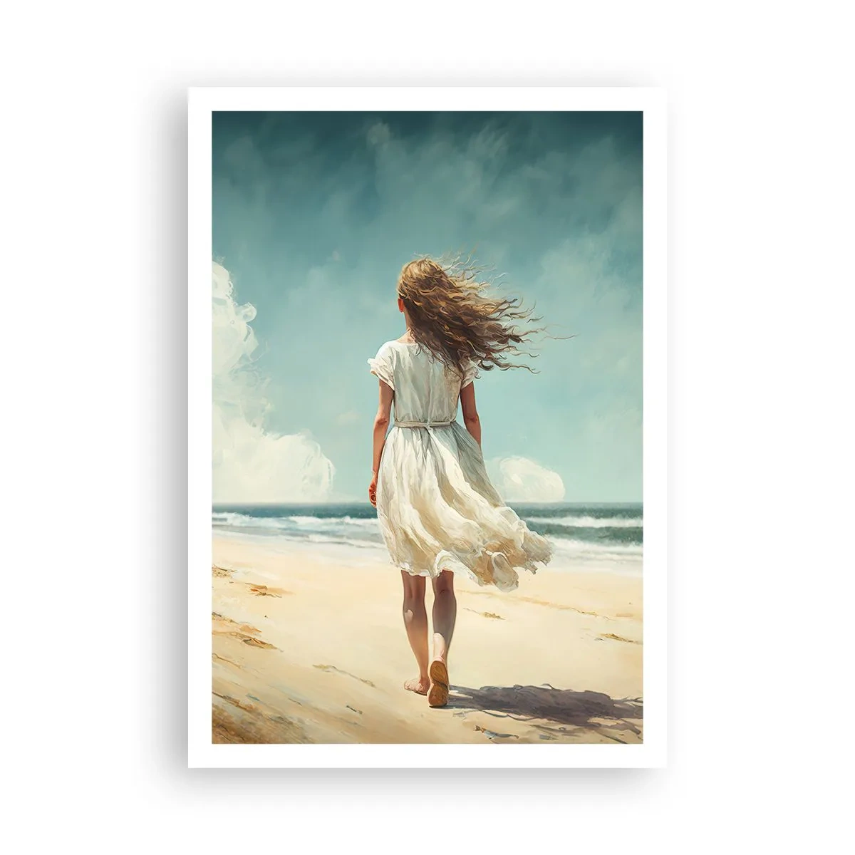 Poster - Der Sonne und dem Wind begegnen - 70x100 cm