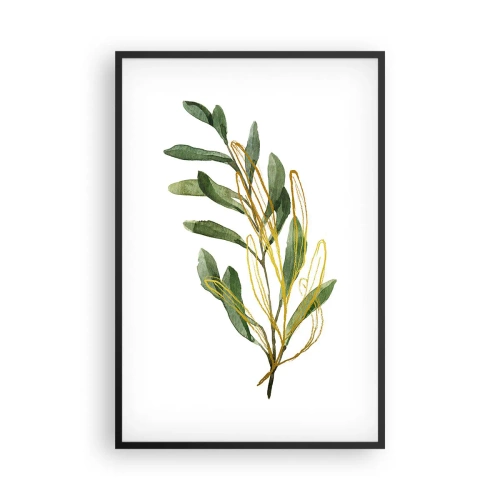 Poster in einem schwarzem Rahmen - Alles was gut ist - 61x91 cm