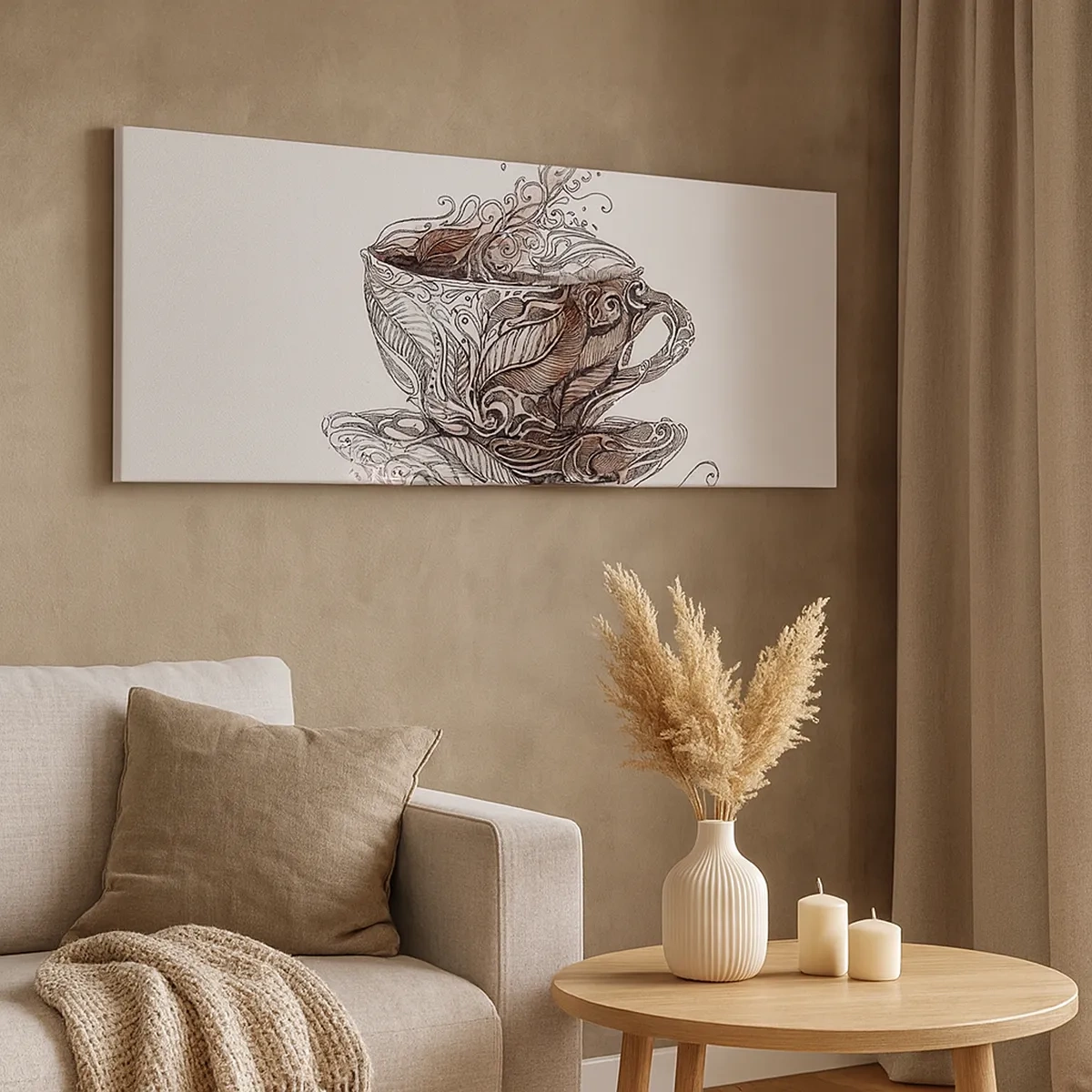 Bild auf Leinwand - Leinwandbild - Tee für alles - 30x30 cm