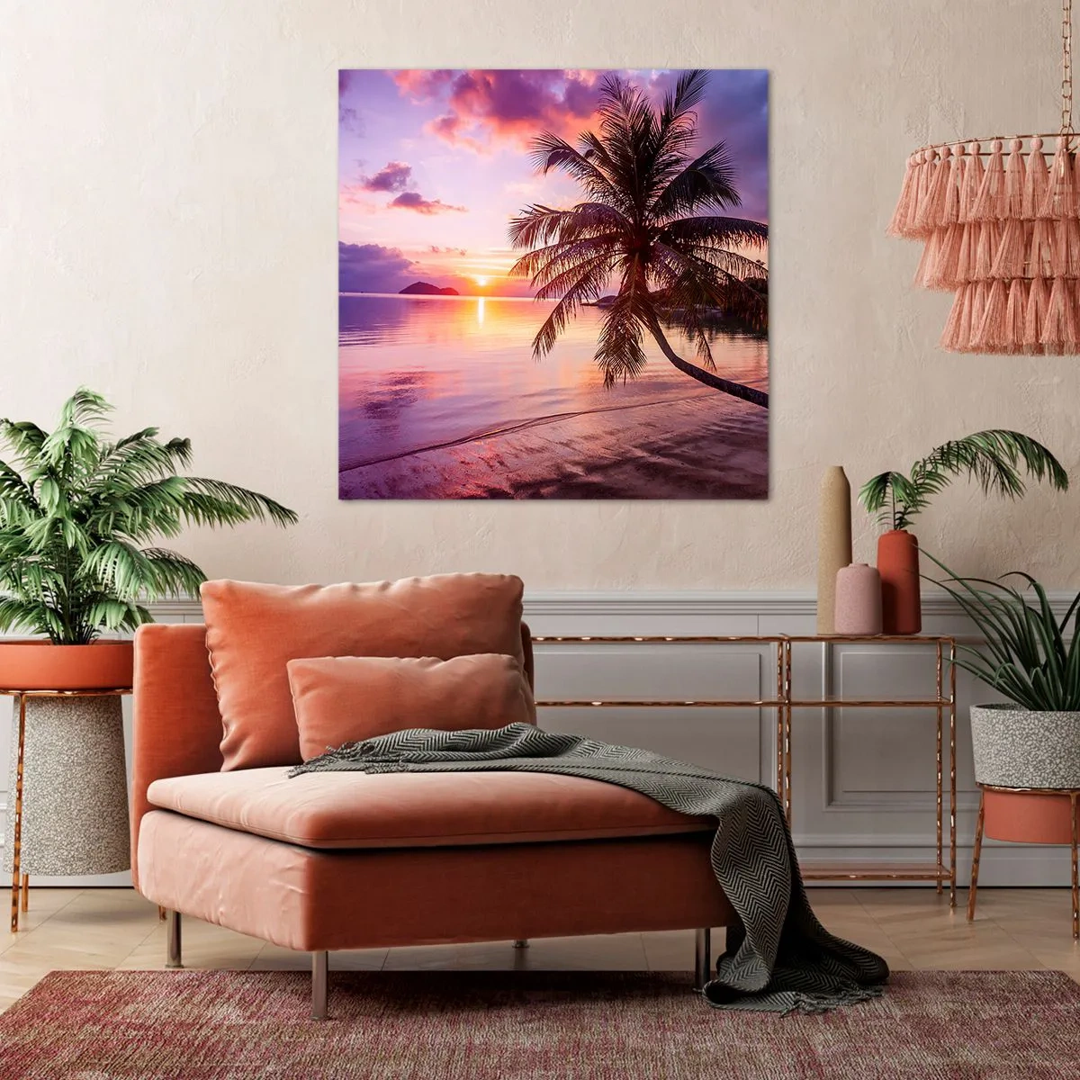 Bild auf Leinwand - Leinwandbild - Behaglichkeit bis zum Horizont - 50x50 cm