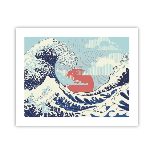 Poster - Von japanischer Inspiration - 50x40 cm