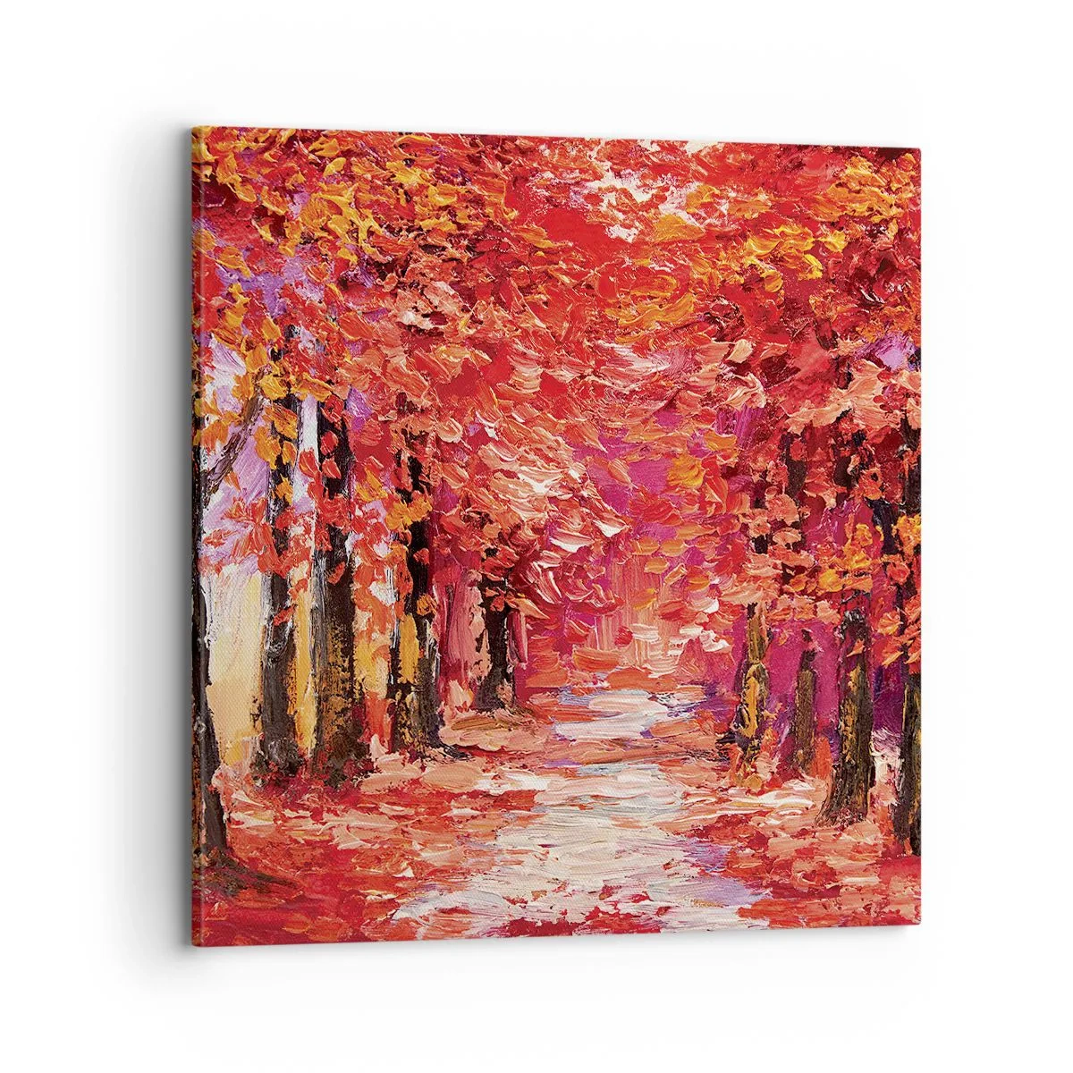 Bild auf Leinwand - Leinwandbild - Herbstlicher Eindruck - 70x70 cm