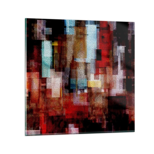 Glasbild - Bild auf glas - Verwirrung mit Verwirrung - 30x30 cm