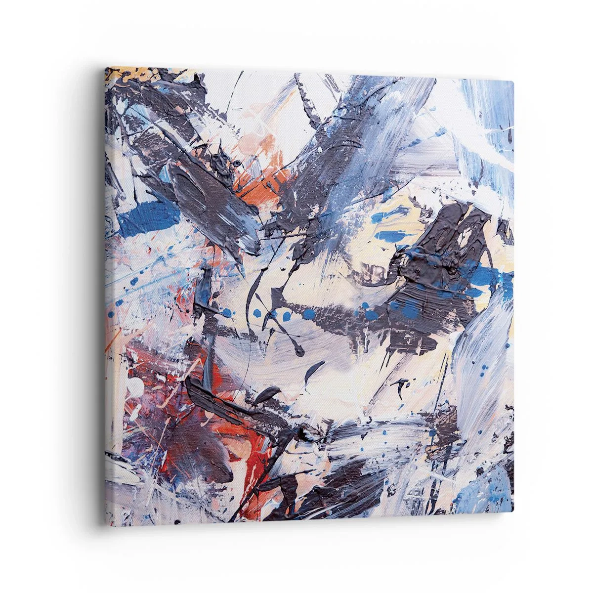 Bild auf Leinwand - Leinwandbild - Verrückter Tanz der Abstraktion - 30x30 cm