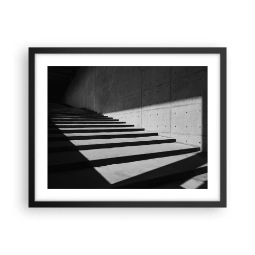 Poster in einem schwarzem Rahmen - Rohe Schönheit des Modernismus - 50x40 cm