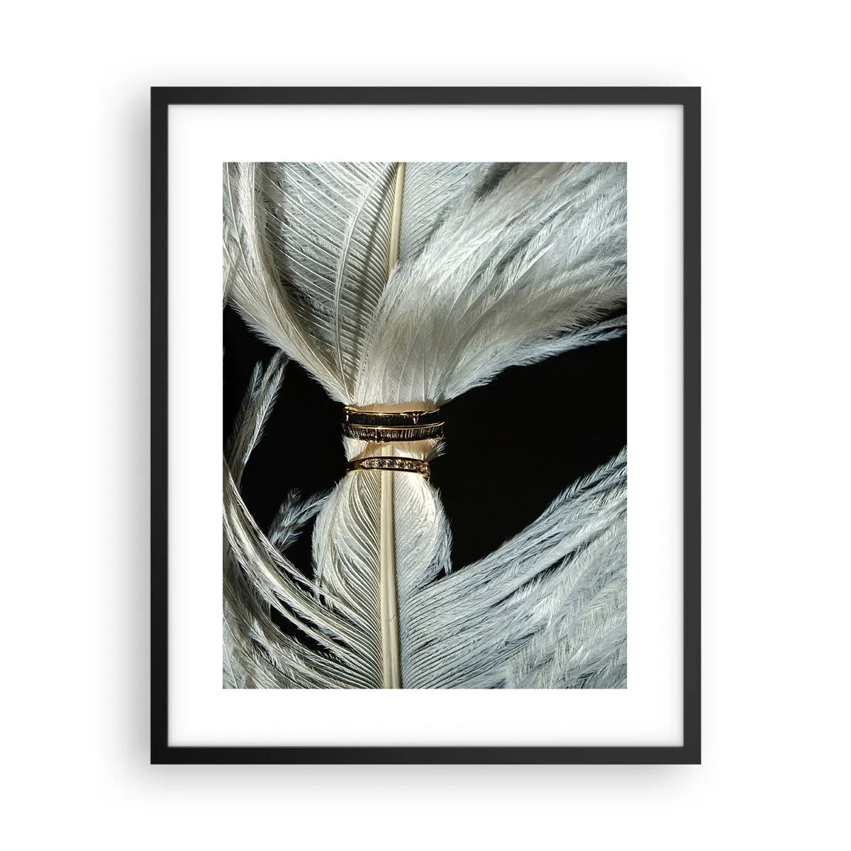 Poster in einem schwarzem Rahmen - ... und ich werde dich nicht verlassen ... - 40x50 cm