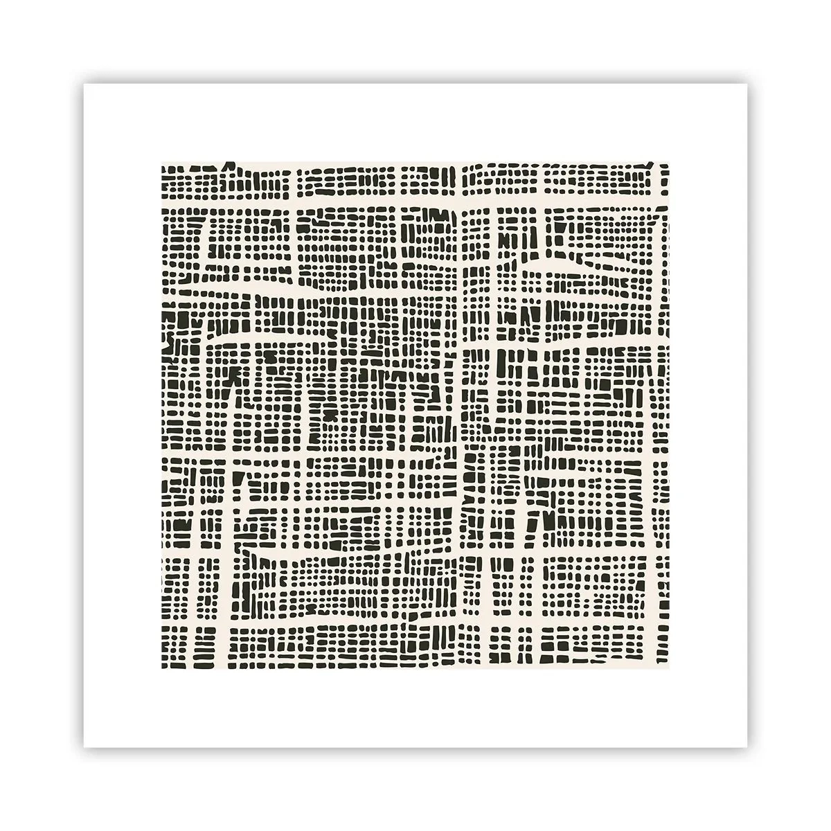 Poster - Gewebte Komposition - 30x30 cm