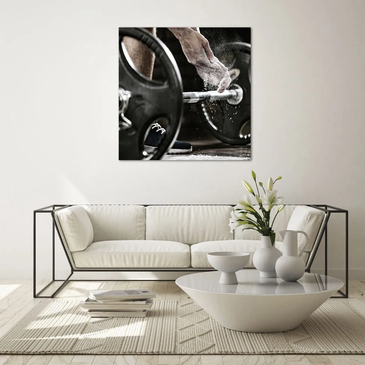 Glasbild - Bild auf glas - Herausforderung angenommen! - 40x40 cm