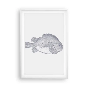 Poster in einem weißen Rahmen - Für das Album des Naturforschers - 61x91 cm