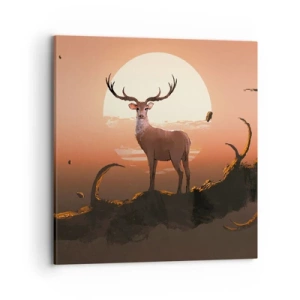 Bild auf Leinwand - Leinwandbild - Diese Nacht ist anders als jede andere - 70x70 cm