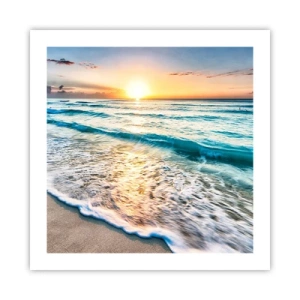 Poster - Ein Blick lohnt sich - 50x50 cm