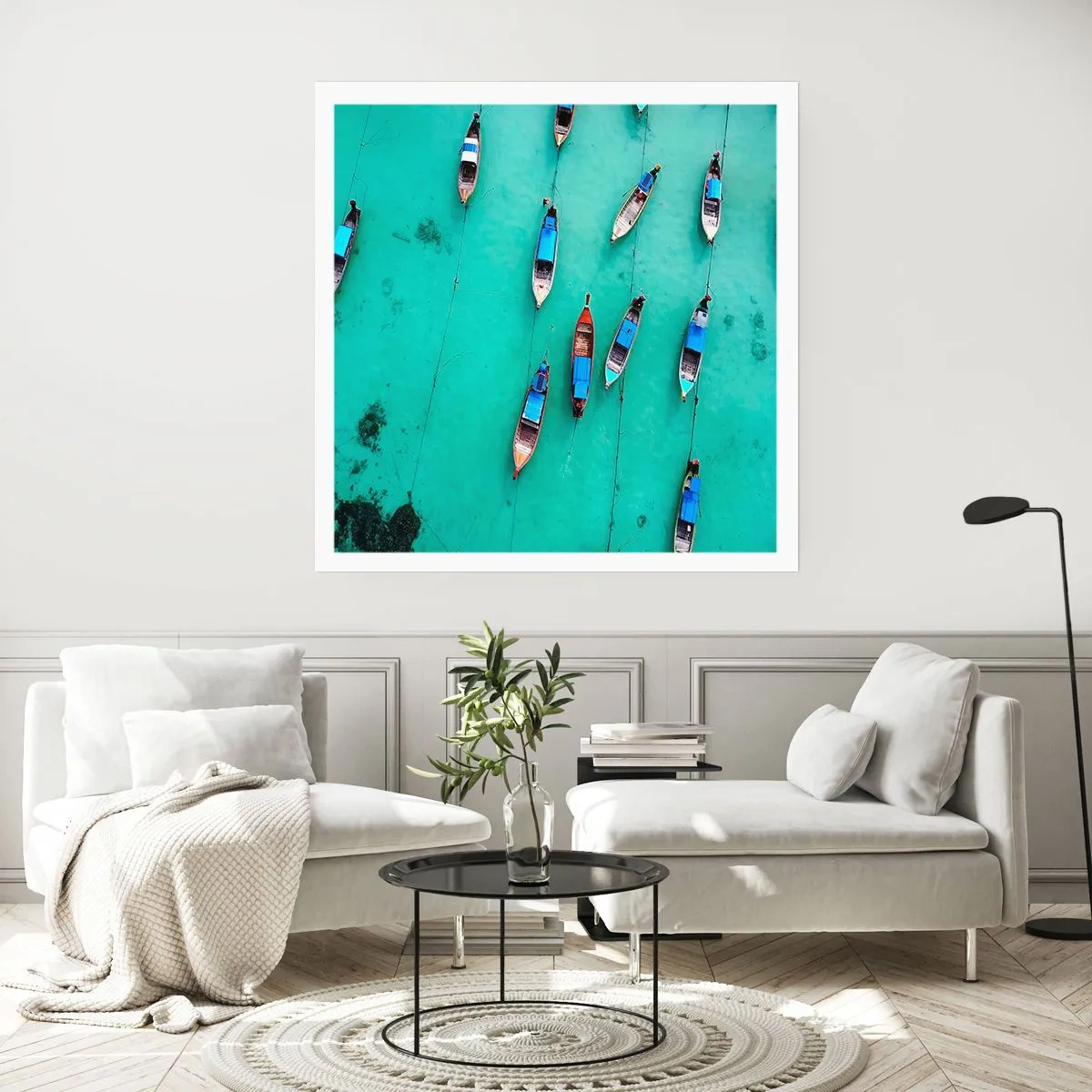 Poster - In freudiger Erwartung - 60x60 cm