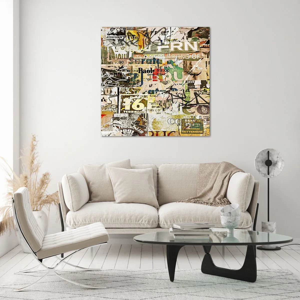 Glasbild - Bild auf glas - Ach, es passiert... - 40x40 cm