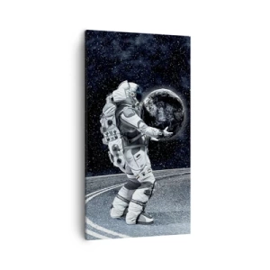 Bild auf Leinwand - Leinwandbild - Auf der Milchstraße - 45x80 cm