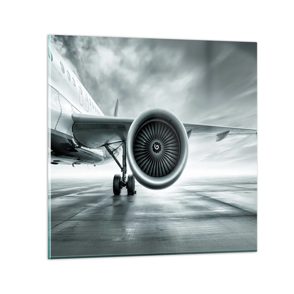 Glasbild - Bild auf glas - Die Macht ist da! - 60x60 cm