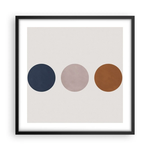 Poster in einem schwarzem Rahmen - Ein Symbol für Exzellenz - 50x50 cm