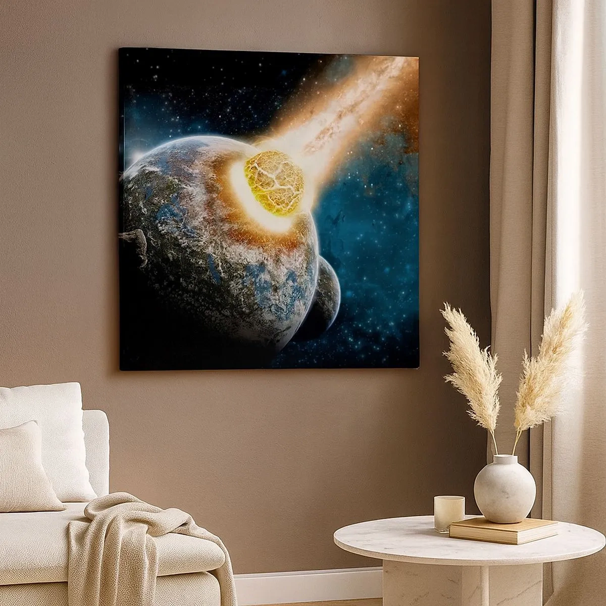 Bild auf Leinwand - Leinwandbild - Holocaust oder Geburt? - 30x30 cm