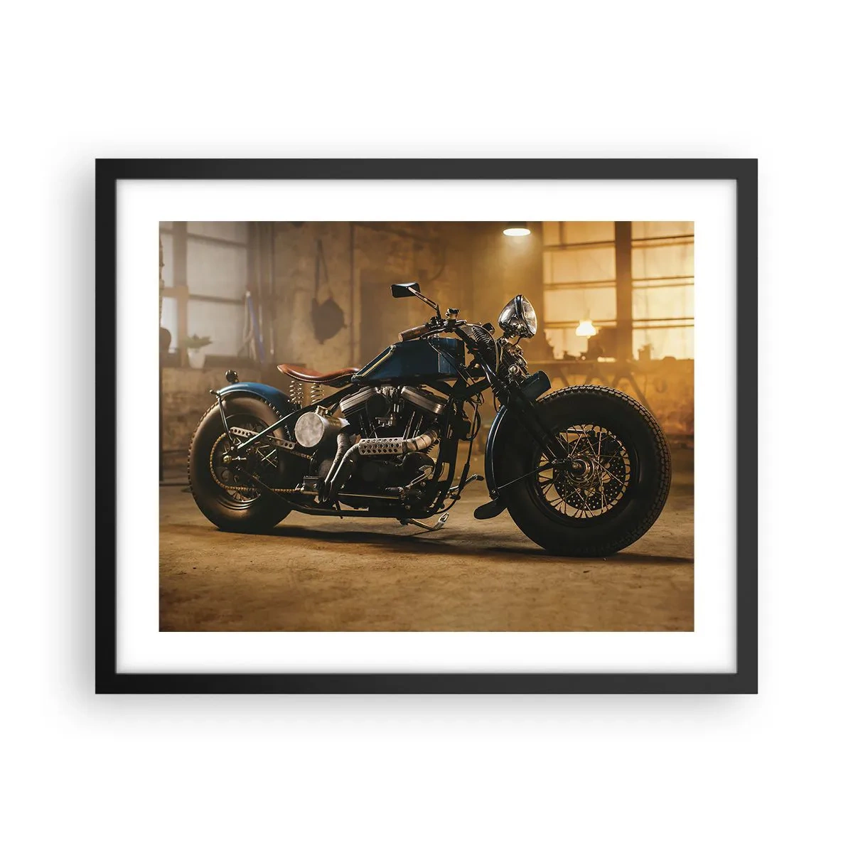 Poster in einem schwarzem Rahmen - Ich kann alles - 50x40 cm