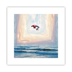 Poster - In eine andere Dimension - 30x30 cm