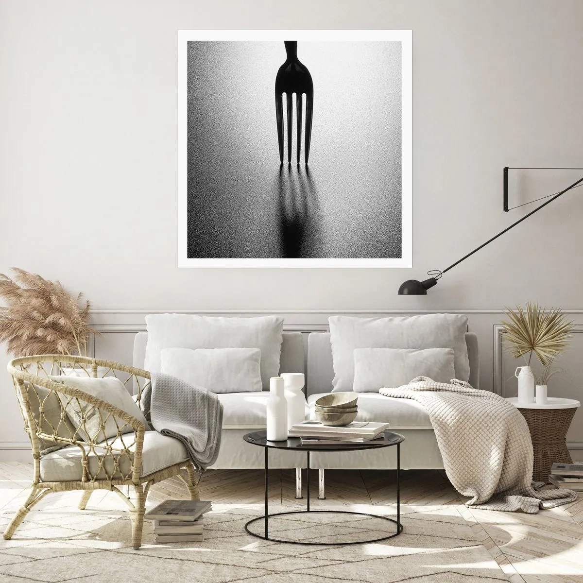 Poster - Licht und Schatten - 30x30 cm