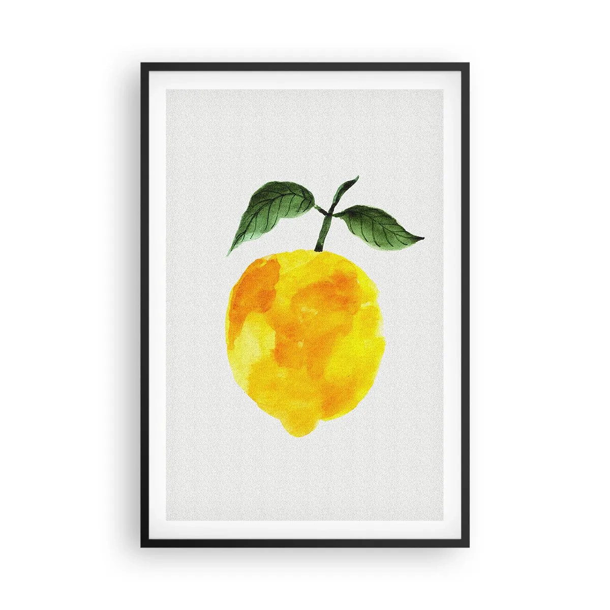 Poster in einem schwarzem Rahmen - So schmeckt man die Sonne - 61x91 cm